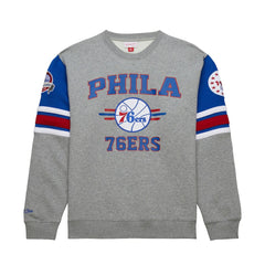 Philadelphia 76ers Hardwood Classics All Over 4.0 Pullover Sweatshirt On Sale