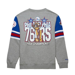 Philadelphia 76ers Hardwood Classics All Over 4.0 Pullover Sweatshirt On Sale