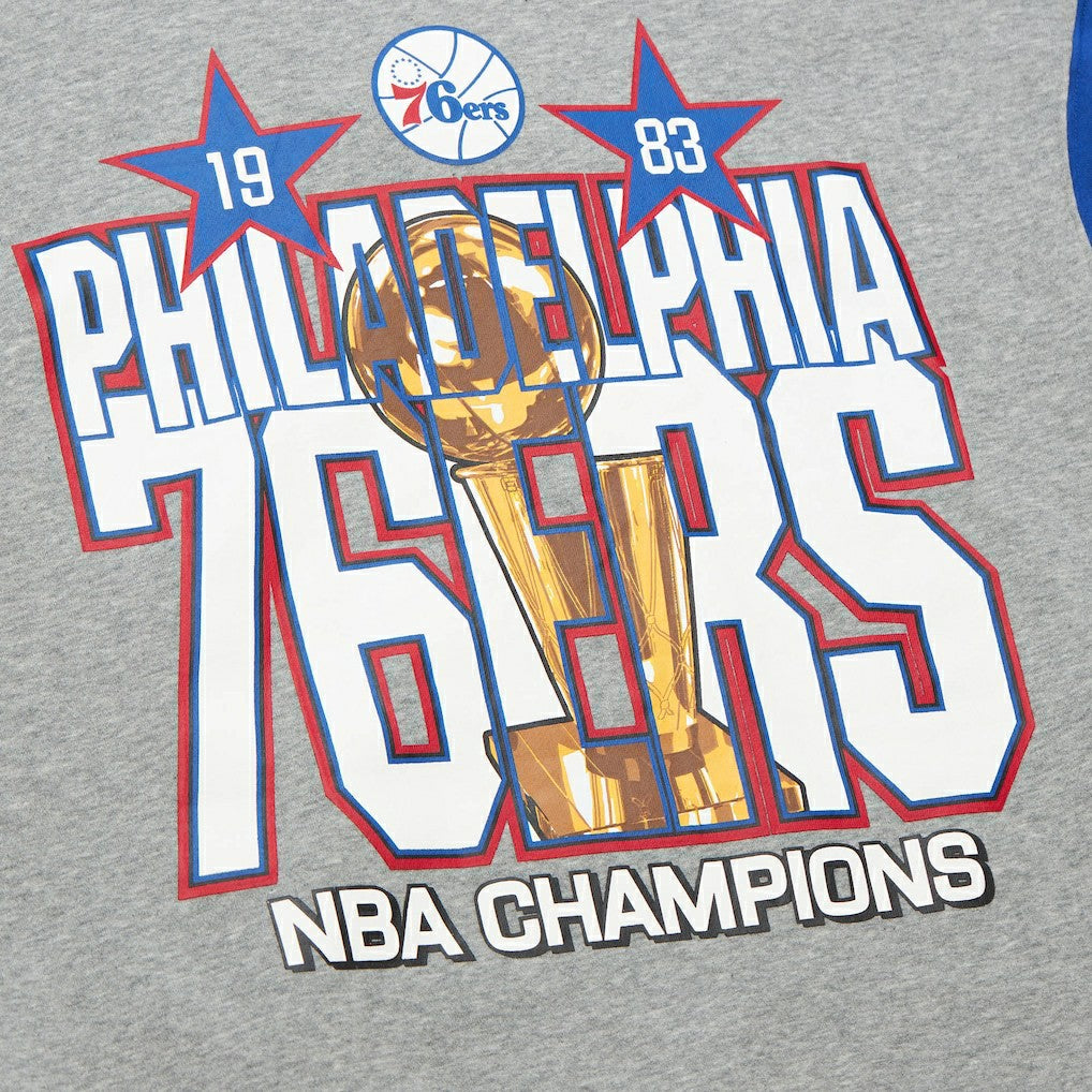 Philadelphia 76ers Hardwood Classics All Over 4.0 Pullover Sweatshirt On Sale