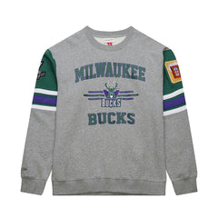 Milwaukee Bucks Hardwood Classics All Over 4.0 Pullover Sweatshirt Outlet