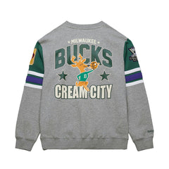 Milwaukee Bucks Hardwood Classics All Over 4.0 Pullover Sweatshirt Outlet