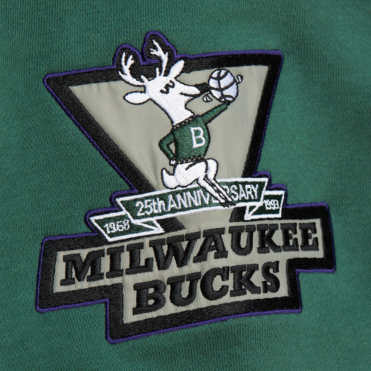 Milwaukee Bucks Hardwood Classics All Over 4.0 Pullover Sweatshirt Outlet