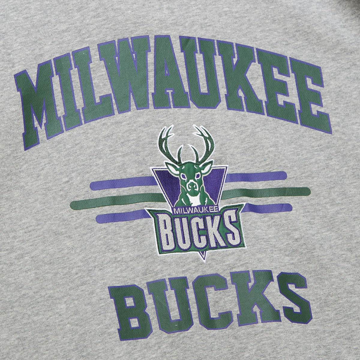 Milwaukee Bucks Hardwood Classics All Over 4.0 Pullover Sweatshirt Outlet