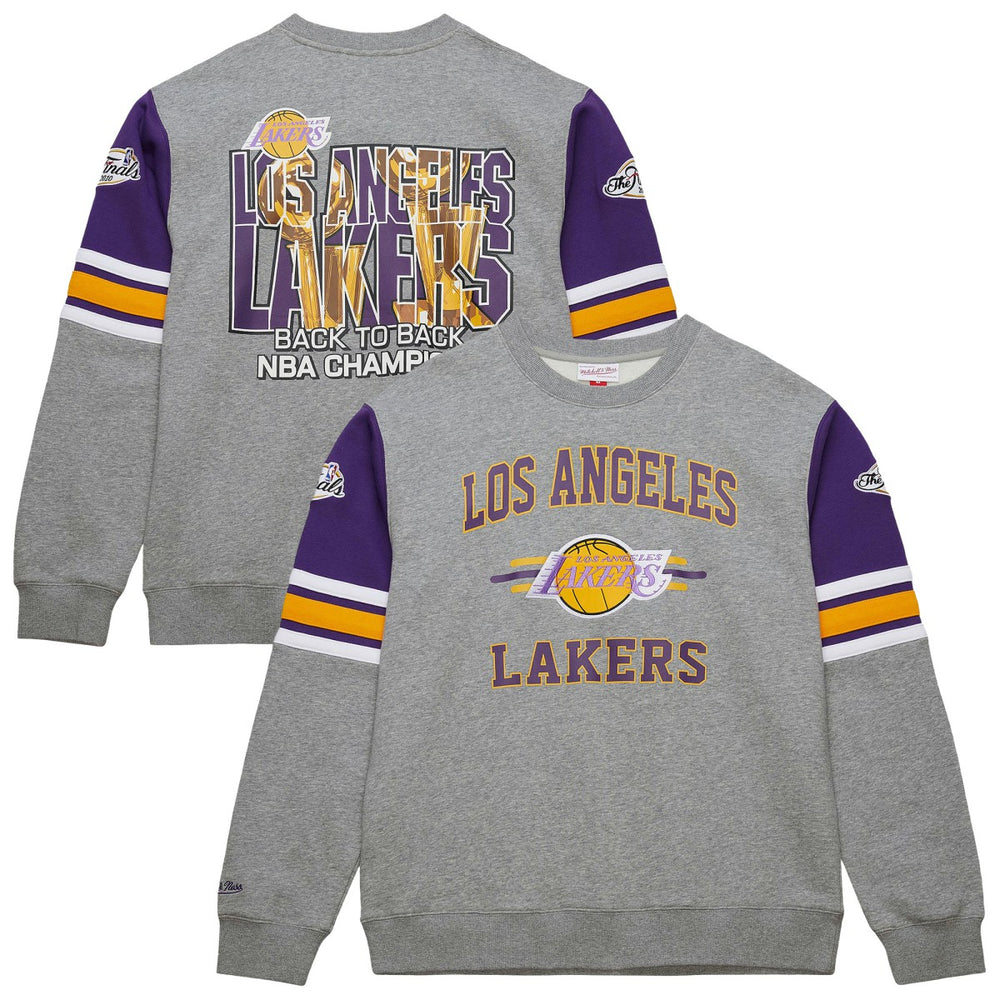 Los Angeles Lakers Hardwood Classics All Over 4.0 Pullover Sweatshirt On Sale