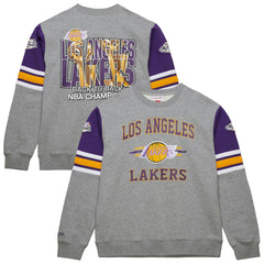 Los Angeles Lakers Hardwood Classics All Over 4.0 Pullover Sweatshirt On Sale