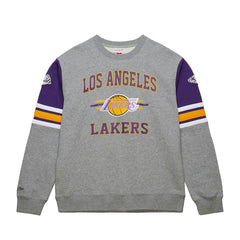 Los Angeles Lakers Hardwood Classics All Over 4.0 Pullover Sweatshirt On Sale