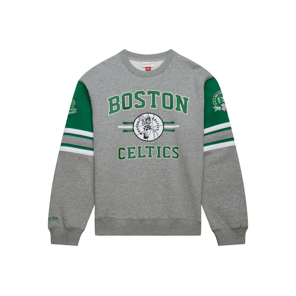 Boston Celtics Hardwood Classics All Over 4.0 Pullover Sweatshirt On Sale