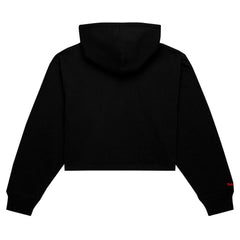 Chicago Bulls Women's Hardwood Classics Cropped Pullover Hoodie New