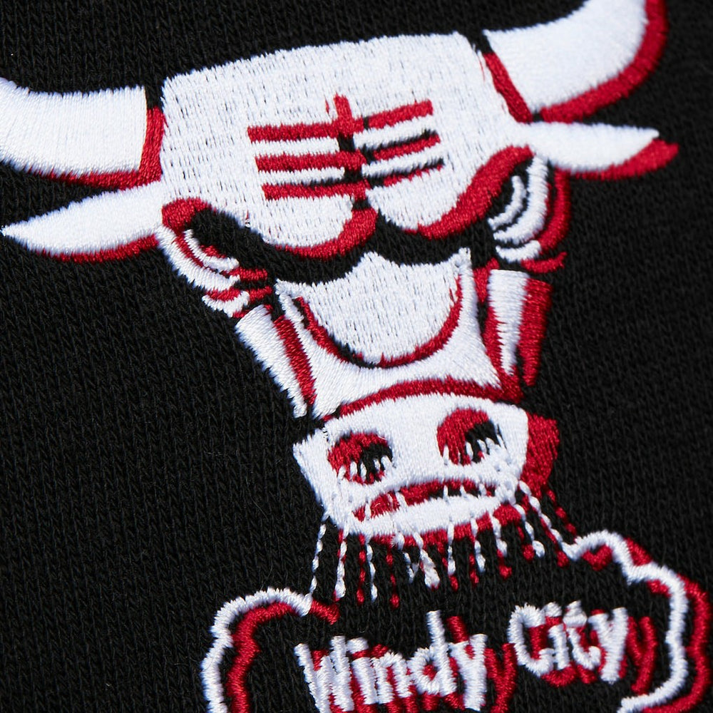 Chicago Bulls Women's Hardwood Classics Cropped Pullover Hoodie New