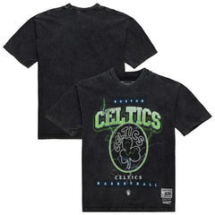 Boston Celtics Unisex Hardwood Classics Vintage Voltage Premium Heavyweight T-Shirt On Sale