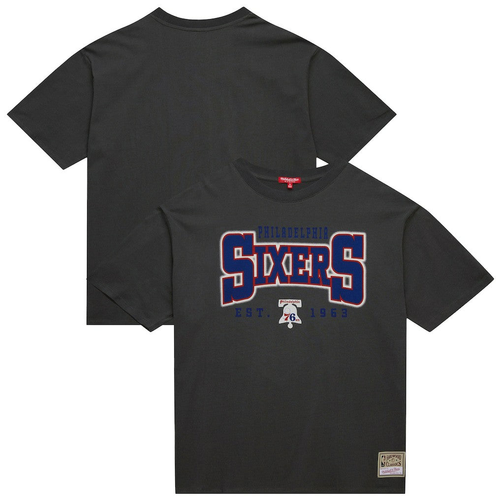 Philadelphia 76ers Women's Hardwood Classics Oversized Boyfriend T-Shirt Online