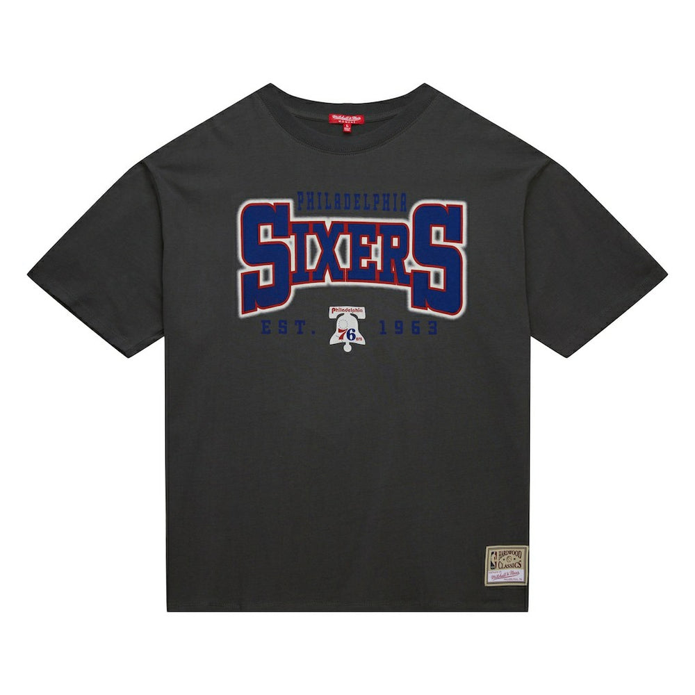 Philadelphia 76ers Women's Hardwood Classics Oversized Boyfriend T-Shirt Online