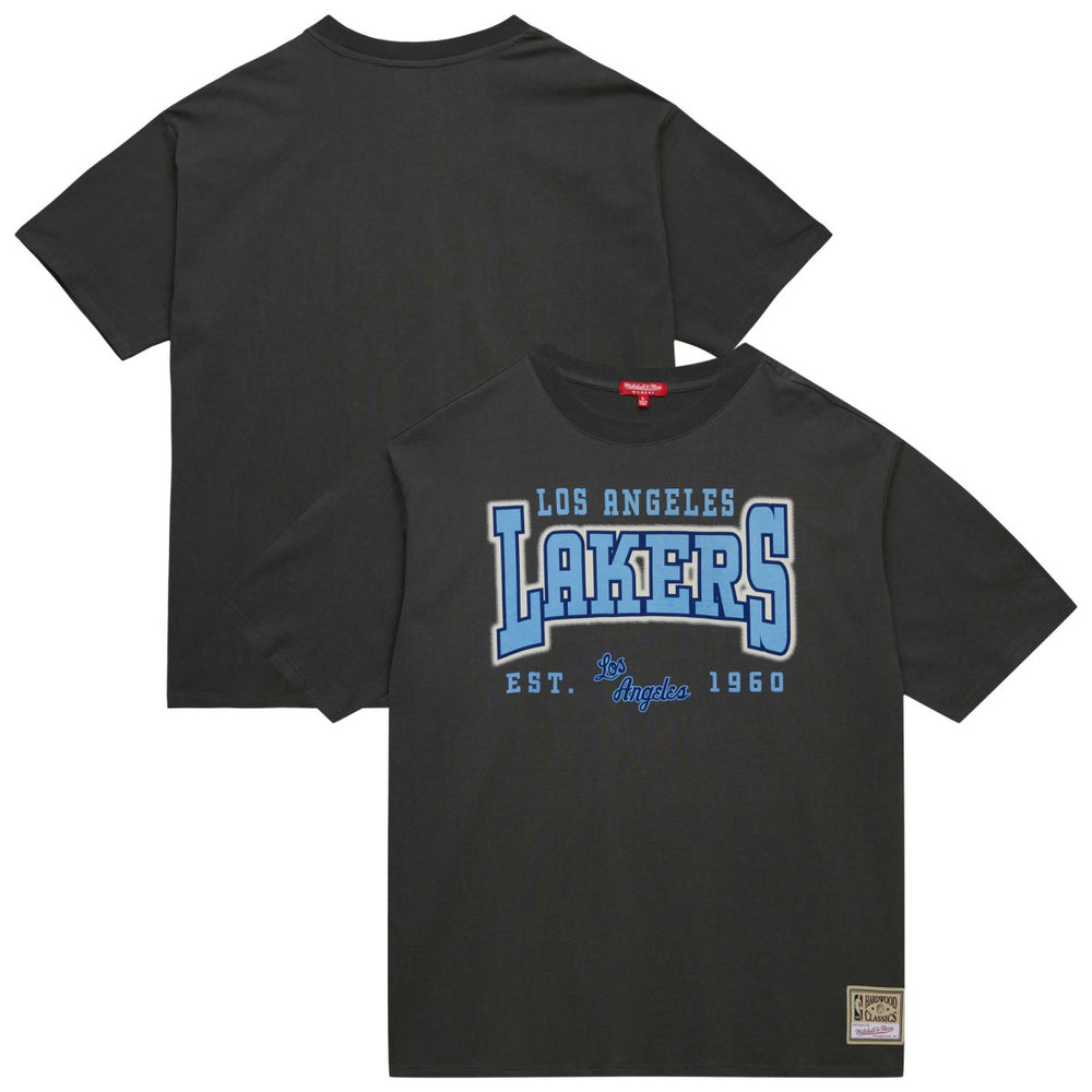 Los Angeles Lakers Women's Hardwood Classics Oversized Boyfriend T-Shirt Online