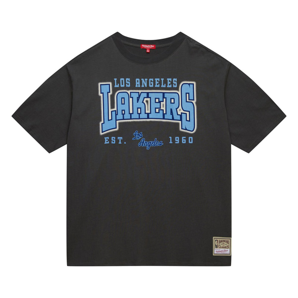 Los Angeles Lakers Women's Hardwood Classics Oversized Boyfriend T-Shirt Online