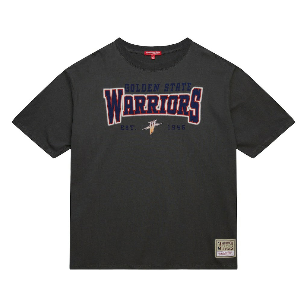 Golden State Warriors Women's Hardwood Classics Oversized Boyfriend T-Shirt sale On Sale