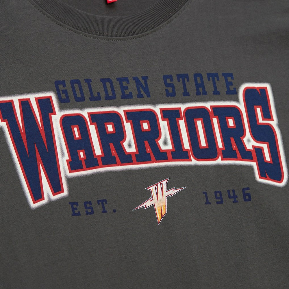 Golden State Warriors Women's Hardwood Classics Oversized Boyfriend T-Shirt sale On Sale