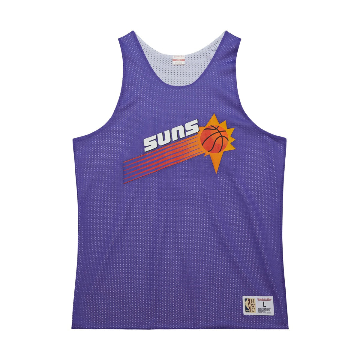 Phoenix Suns Hardwood Classics Reversible Mesh Practice Jersey New