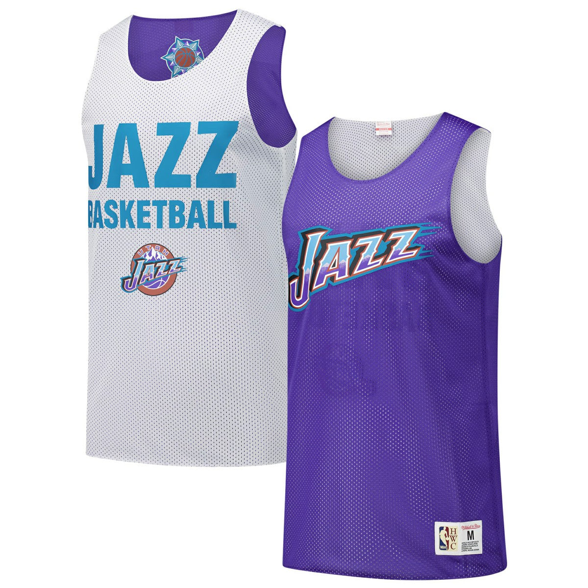 Utah Jazz Hardwood Classics Reversible Mesh Practice Jersey Online