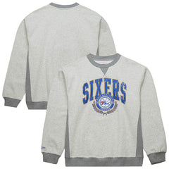 Philadelphia 76ers Vintage Logo Pullover Sweatshirt Outlet