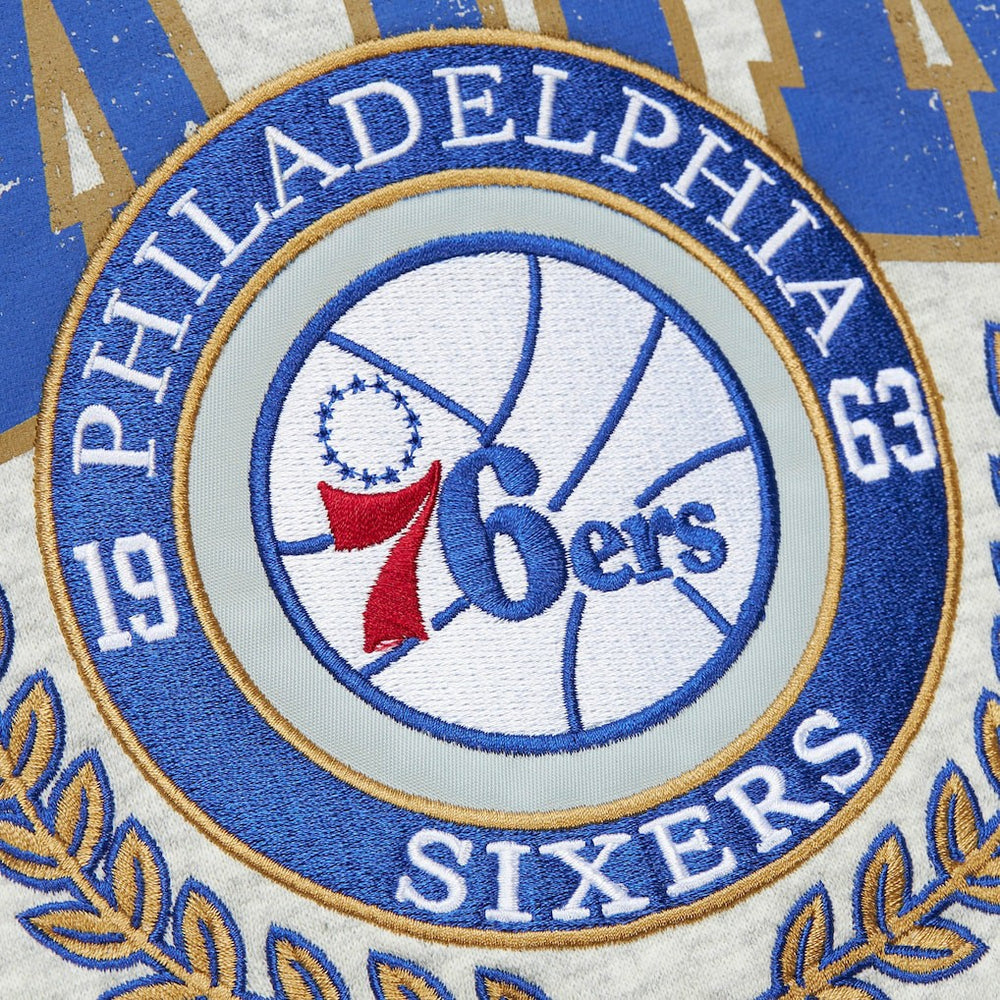 Philadelphia 76ers Vintage Logo Pullover Sweatshirt Outlet