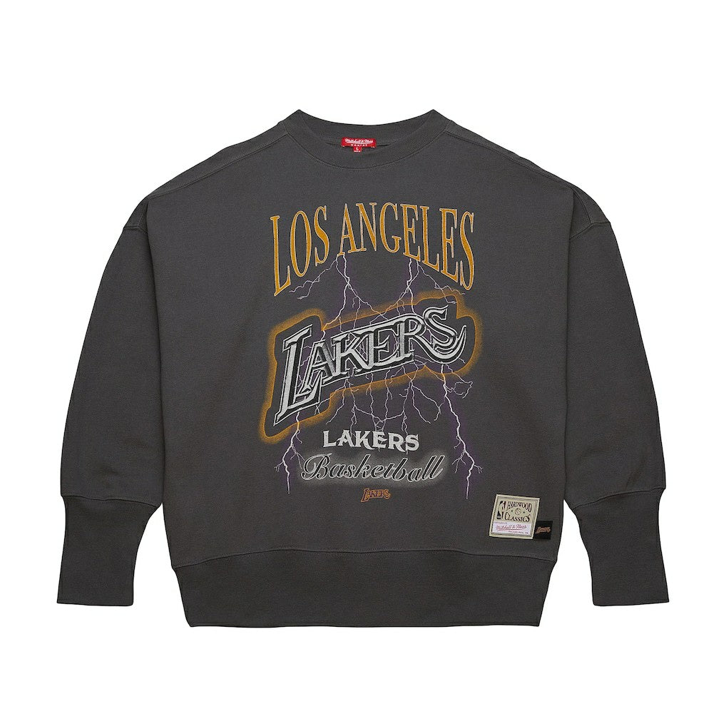 Los Angeles Lakers Women's Hardwood Classics Lightweight Pullover Sweatshirt For Sale