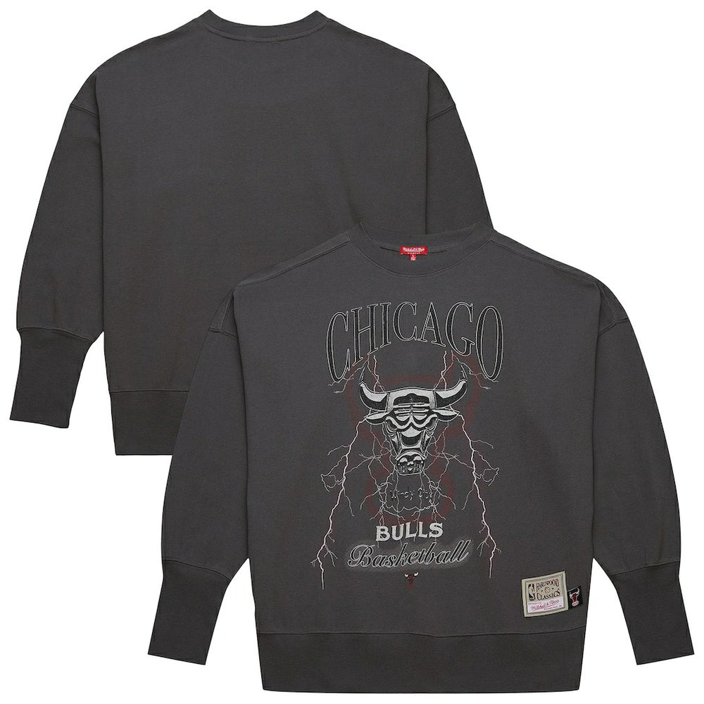 Chicago Bulls Women's Hardwood Classics Lightweight Pullover Sweatshirt For Sale