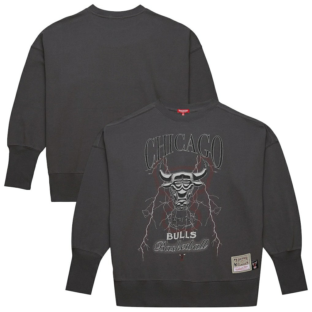 Chicago Bulls Women's Hardwood Classics Lightweight Pullover Sweatshirt For Sale