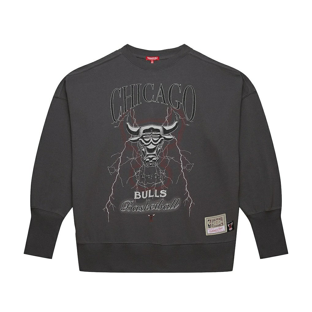 Chicago Bulls Women's Hardwood Classics Lightweight Pullover Sweatshirt For Sale
