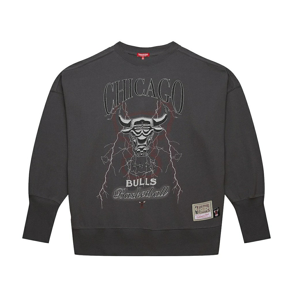 Chicago Bulls Women's Hardwood Classics Lightweight Pullover Sweatshirt For Sale