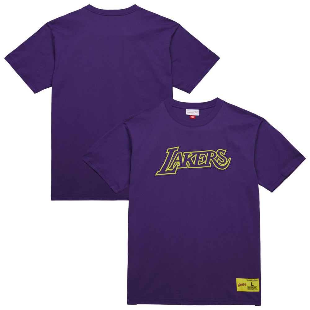 Los Angeles Lakers Hardwood Classics Neon Nights Premium T-Shirt Discount