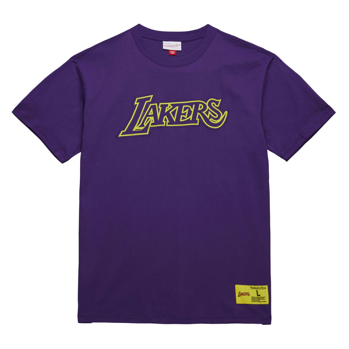 Los Angeles Lakers Hardwood Classics Neon Nights Premium T-Shirt Discount