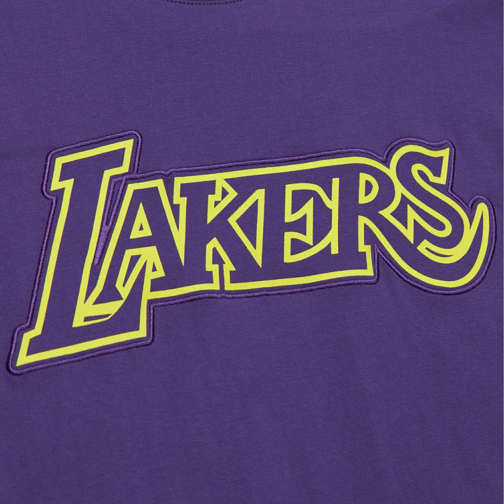 Los Angeles Lakers Hardwood Classics Neon Nights Premium T-Shirt Discount