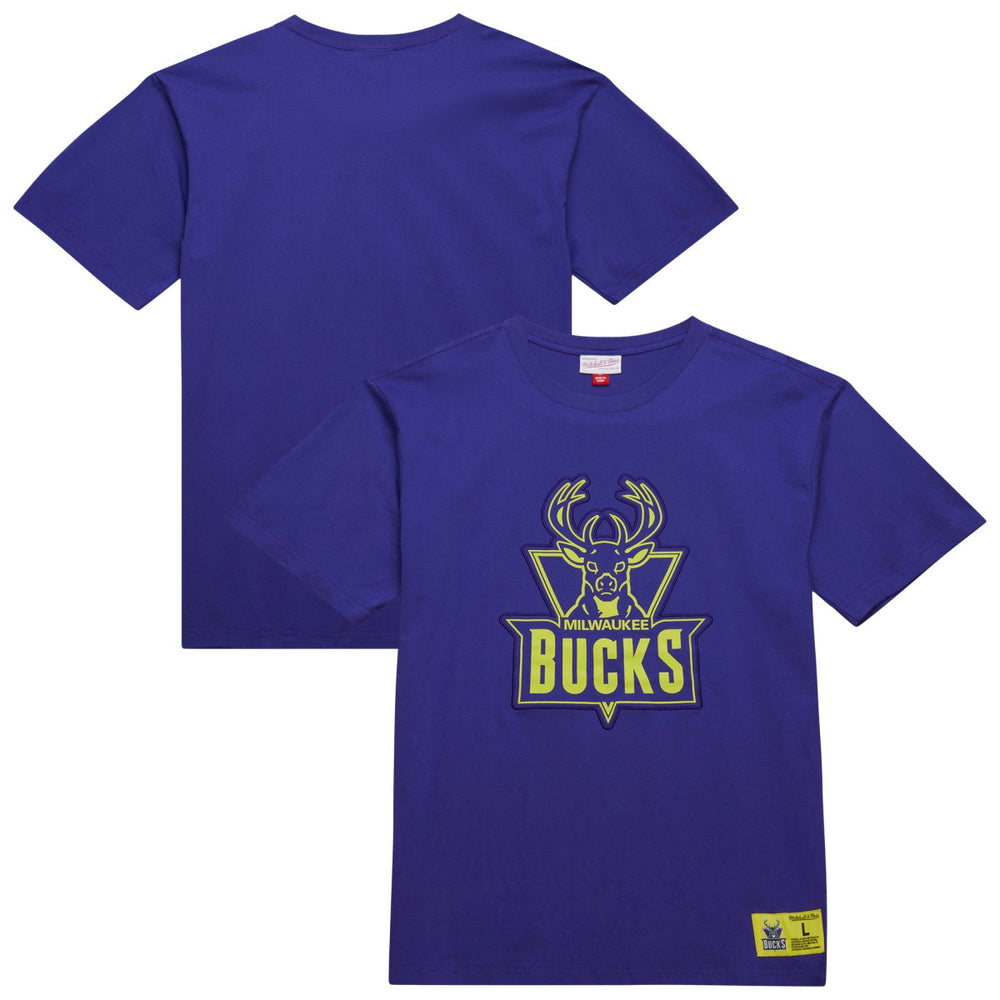 Milwaukee Bucks Hardwood Classics Neon Nights Premium T-Shirt Online