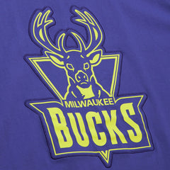 Milwaukee Bucks Hardwood Classics Neon Nights Premium T-Shirt Online