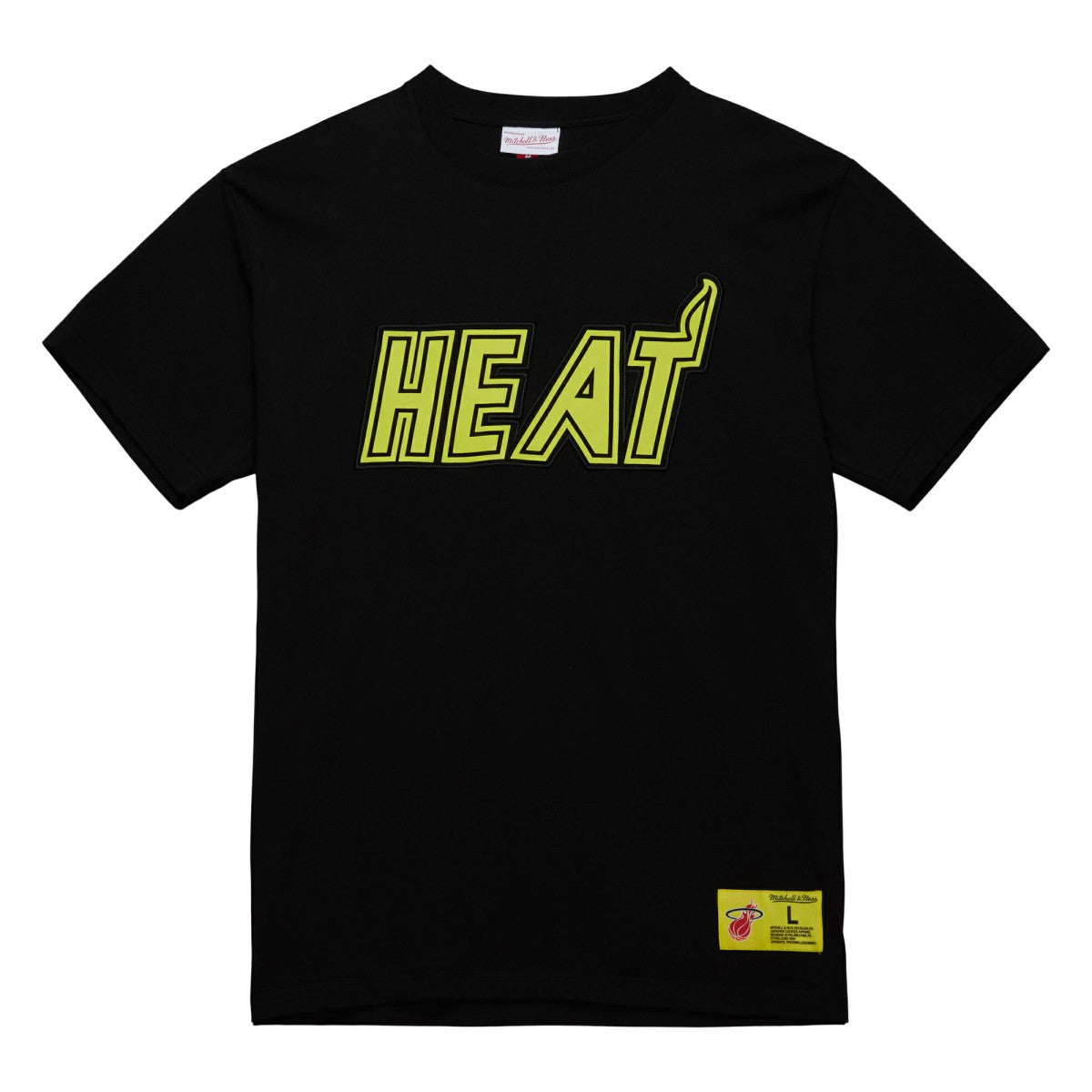 Miami Heat Hardwood Classics Neon Nights Premium T-Shirt On Sale
