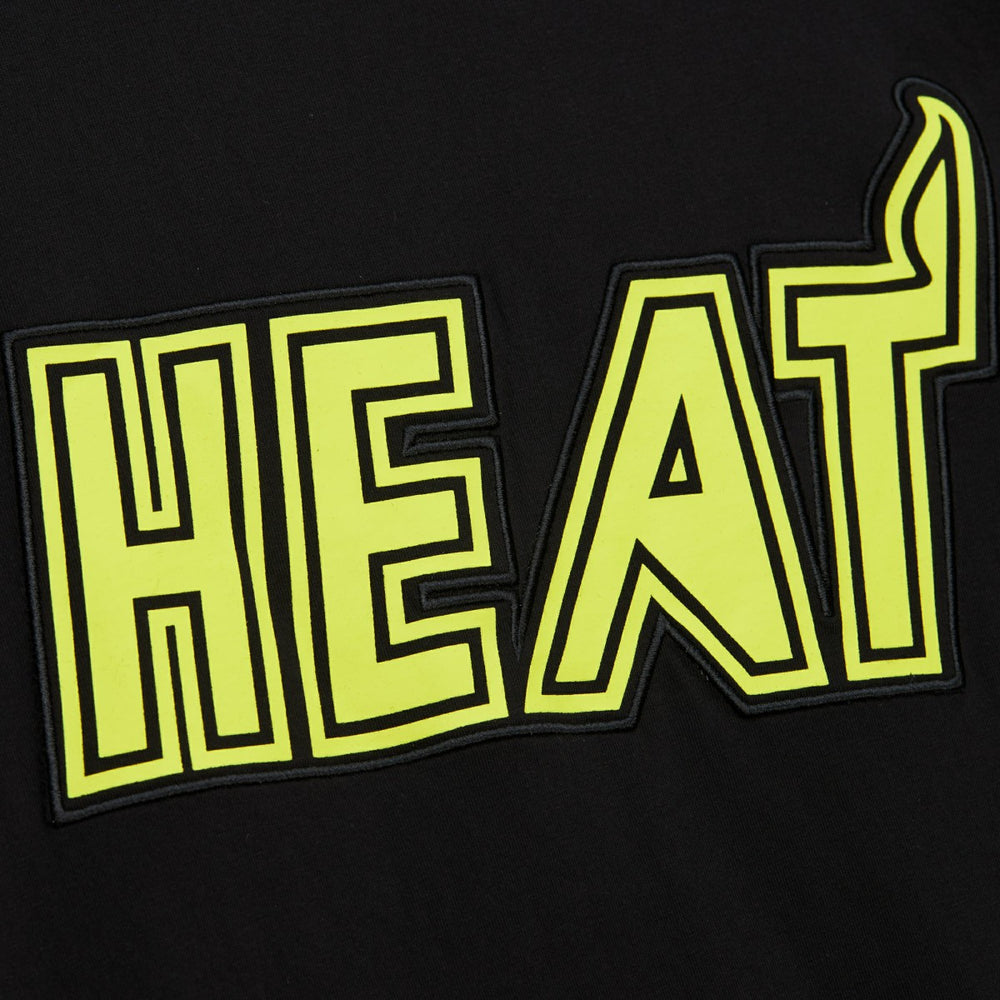 Miami Heat Hardwood Classics Neon Nights Premium T-Shirt On Sale