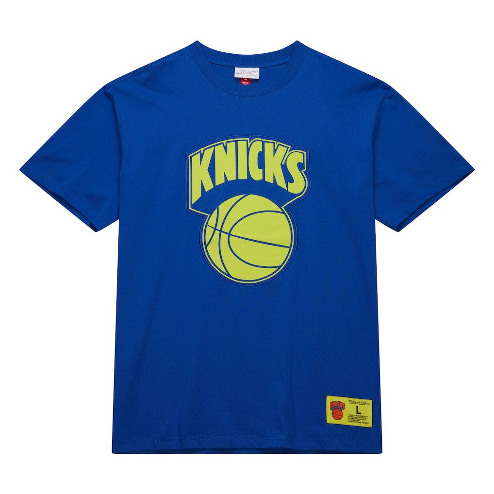 New York Knicks Hardwood Classics Neon Nights Premium T-Shirt On Sale