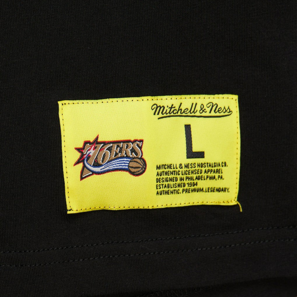 Philadelphia 76ers Hardwood Classics Neon Nights Premium T-Shirt On Sale