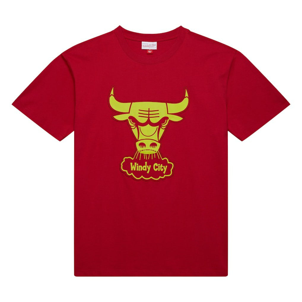 Chicago Bulls Hardwood Classics Neon Nights Premium T-Shirt sale Discount