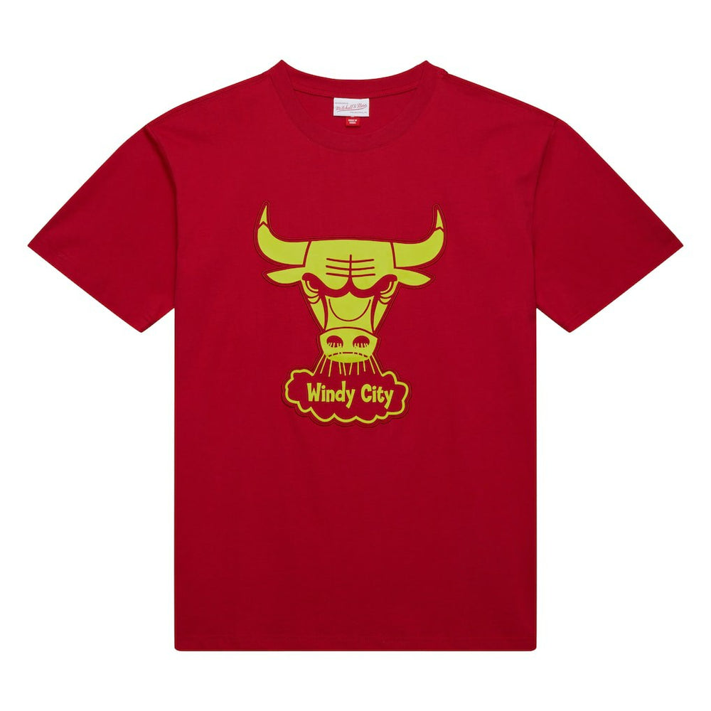 Chicago Bulls Hardwood Classics Neon Nights Premium T-Shirt sale Discount