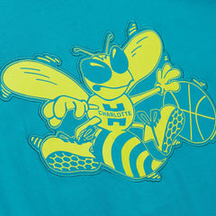 Charlotte Hornets Hardwood Classics Neon Nights Premium T-Shirt On Sale