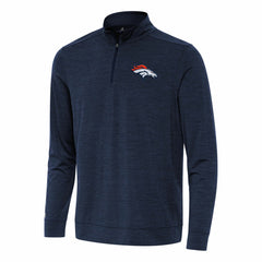 Denver Broncos  Antigua Bright Quarter-Zip Top