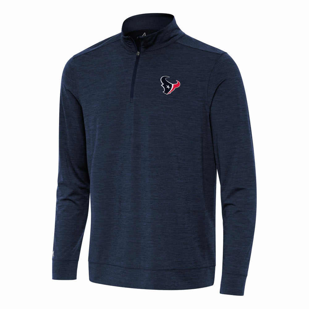 Houston Texans  Antigua Bright Quarter-Zip Top
