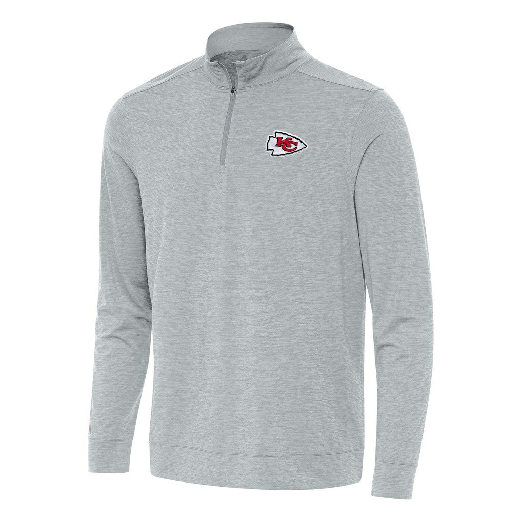 Kansas City Chiefs  Antigua Bright Quarter-Zip Top