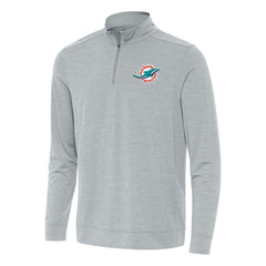 Miami Dolphins  Antigua Bright Quarter-Zip Top