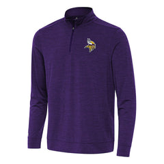 Minnesota Vikings  Antigua Bright Quarter-Zip Top
