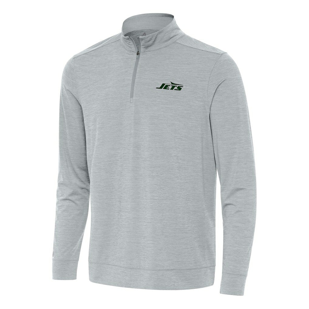 New York Jets  Antigua Bright Quarter-Zip Top