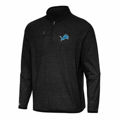 Detroit Lions  Antigua Certain Tri-Blend Quarter-Zip Top