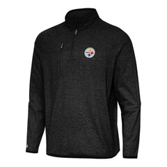 Pittsburgh Steelers  Antigua Certain Tri-Blend Quarter-Zip Top