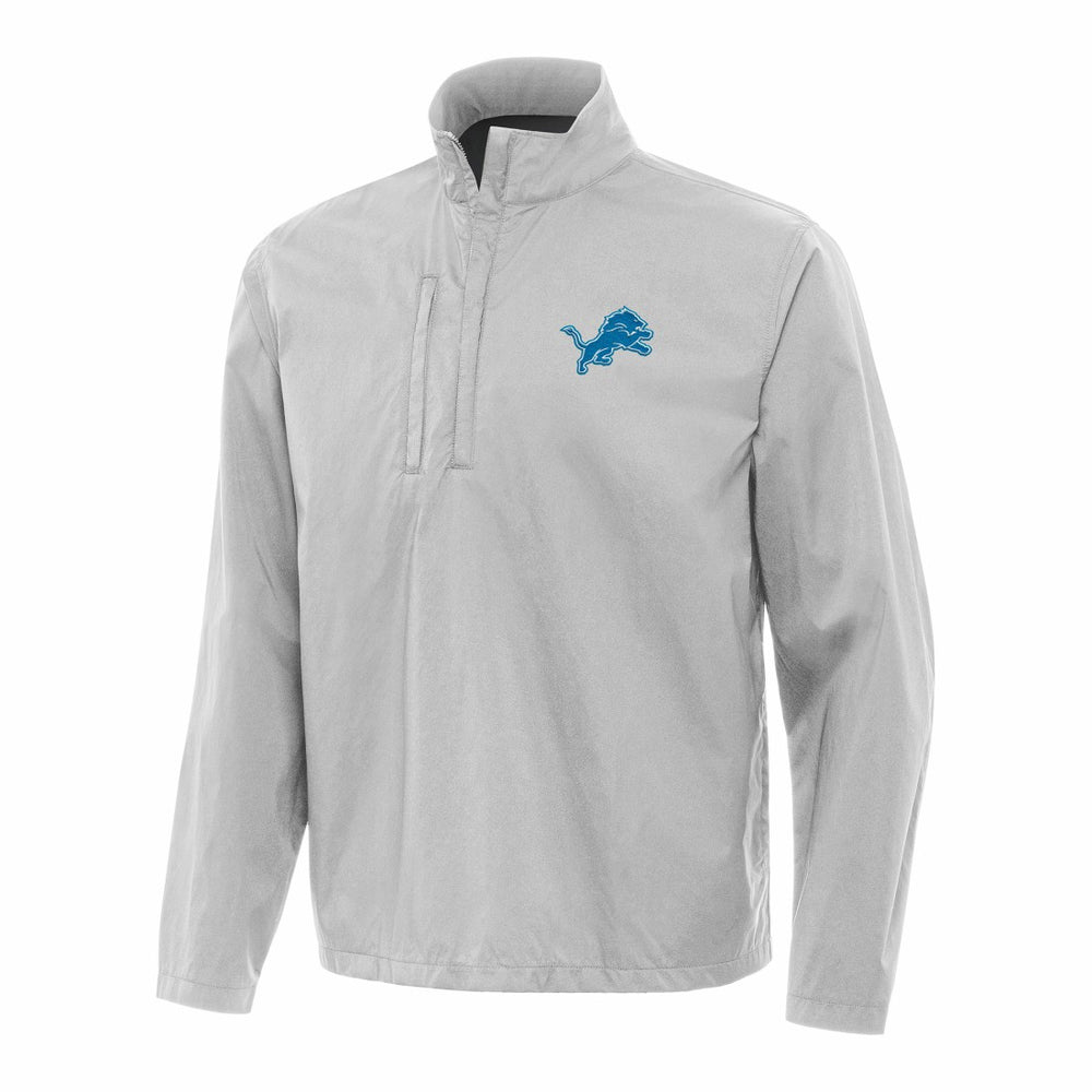 Detroit Lions  Antigua Brisk Quarter-Zip Pullover Jacket